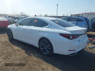 2021 Lexus ES 350 F Sport with VIN 58AGZ1B14MU094578, listed as a IAAI auction lot 41768656 with 47,333 mi miles and . Bid and sale history available at DreamBid. Image 3.