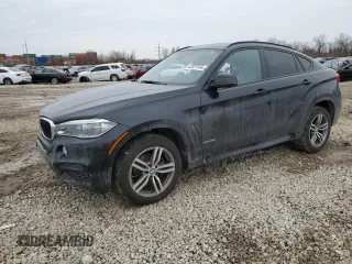 2017 BMW X6 xDrive35i with VIN 5UXKU2C31H0U29768, listed as a Copart auction lot 43327915 with 0 mi miles and Salvage Title. Bid and sale history available at carsss.com. Image 1.