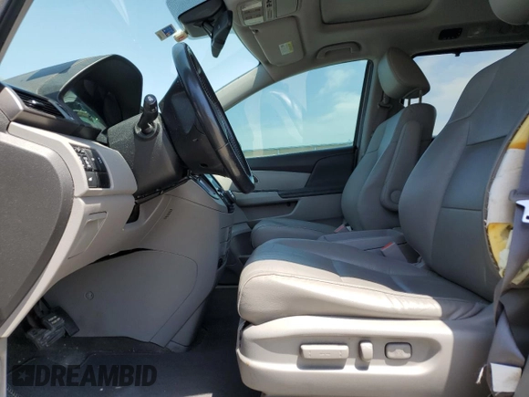 2016 Honda Odyssey EX-L with VIN 5FNRL5H63GB015091, listed as a Copart auction lot 53136355 with Not Provided miles and Salvage Title. Bid and sale history available at DreamBid. Image 7.