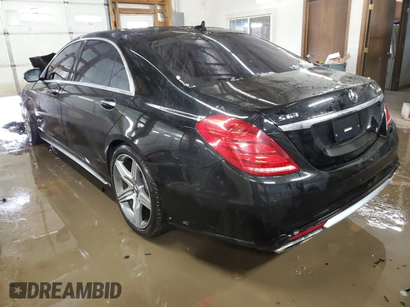 2016 Mercedes-Benz S-Class AMG S 63 with VIN WDDUG7JB5GA218287, listed as a Copart auction lot 44931545 with 0 mi miles and Salvage Title. Bid and sale history available at carsss.com. Image 2.