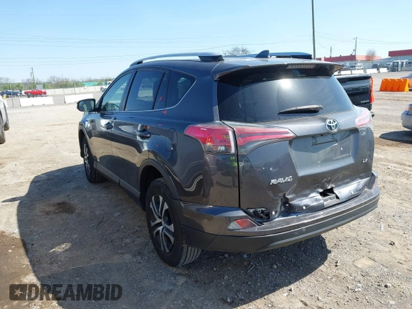 2016 Toyota RAV4 LE with VIN JTMZFREVXGJ082967, listed as a IAAI auction lot 41942424 with 46,944 mi miles. Bid and sale history available at carsss.com. Image 3.