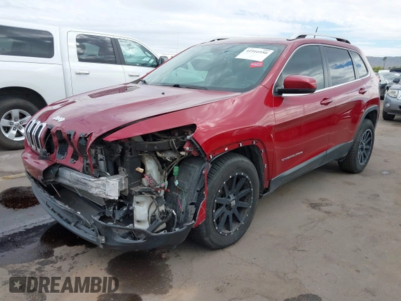 2017 Jeep Cherokee Latitude with VIN 1C4PJLCS1HW669834, listed as a IAAI auction lot 41916950 with 144,596 mi miles and . Bid and sale history available at carsss.com. Image 17.