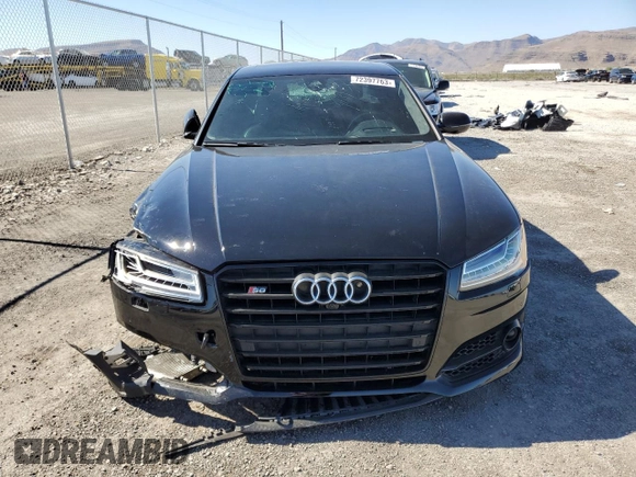 2017 Audi S8 с VIN WUAJ5AFD1HN900851, выставлен на аукционе Copart как лот 72397763 с пробегом 51 032 миль миль и . История ставок и продаж доступна на DreamBid. Изображение 5.
