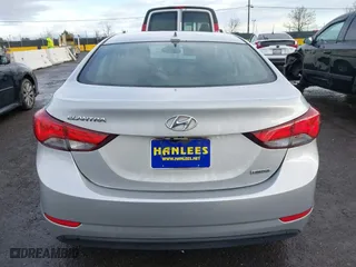 2014 Hyundai Elantra SE with VIN KMHDH4AE8EU170548, listed as a IAAI auction lot 41789097 with 196,055 mi miles. Bid and sale history available at carsss.com. Image 16.