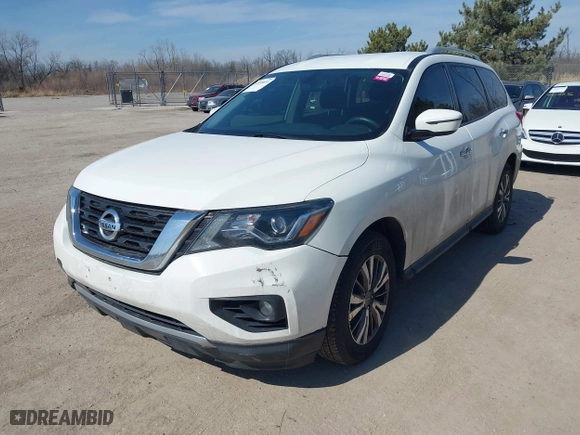 2018 Nissan Pathfinder S with VIN 5N1DR2MM5JC670980, listed as a IAAI auction lot 41808851 with 146,838 mi miles. Bid and sale history available at carsss.com. Image 18.