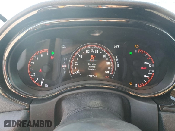 2022 Dodge Durango Pursuit with VIN 1C4SDJFT8NC192407, listed as a Copart auction lot 44064085 with 17,807 mi miles and Salvage title. Bid and sale history available at DreamBid. Image 9.