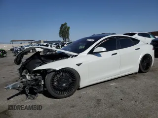 2021 Tesla Model S Long Range with VIN 5YJSA1E59MF441715, listed as a Copart auction lot 56667755 with Not provided miles and Salvage title. Bid and sale history available at DreamBid. Image 1.
