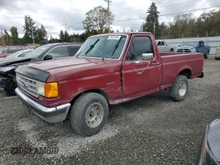 1990 Ford F-150 with VIN 1FTDF15Y3LPA96285, listed as a Copart auction lot 76302384 with 40,713 mi miles and Salvage Title. Bid and sale history available at carsss.com. Image 1.
