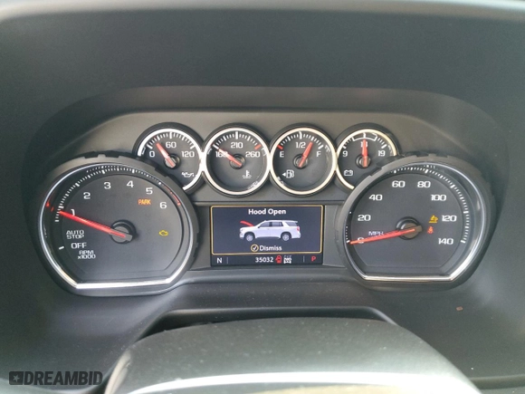2021 Chevrolet Tahoe RST with VIN 1GNSKRKT3MR463029, listed as a Copart auction lot 73021574 with 35,032 mi miles and Salvage Title. Bid and sale history available at carsss.com. Image 9.
