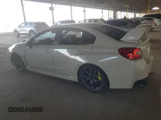2018 Subaru WRX STI Launch with VIN JF1VA2W64J9811734, listed as a Copart auction lot 63633825 with 52,767 mi miles and Salvage title. Bid and sale history available at DreamBid. Image 2.