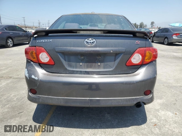 2010 Toyota Corolla with VIN 1NXBU4EEXAZ354803, listed as a Copart auction lot 61013865 with 223,171 mi miles and Salvage title. Bid and sale history available at DreamBid. Image 6.