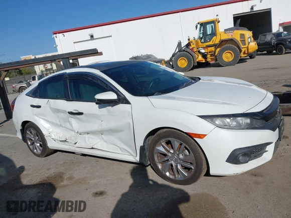 2017 Honda Civic Sedan EX-L with VIN 2HGFC1F71HH636172, listed as a IAAI auction lot 38464968 with 74,030 mi miles. Bid and sale history available at carsss.com. Image 6.