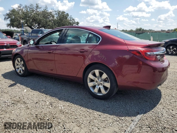 2017 Buick Regal Premium II with VIN 2G4GR5GX0H9147226, listed as a Copart auction lot 72507684 with 51,215 mi miles and Salvage Title. Bid and sale history available at carsss.com. Image 2.