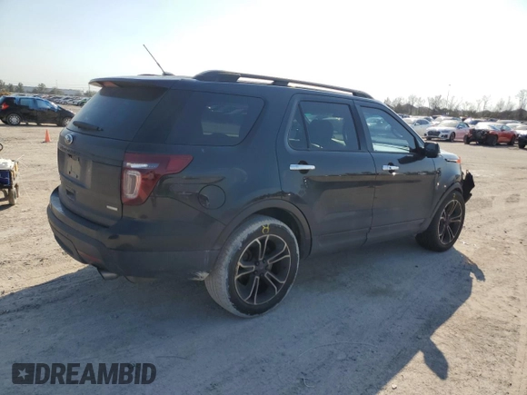 2013 Ford Explorer Sport with VIN 1FM5K8GT2DGB98958, listed as a Copart auction lot 47247475 with 145,464 mi miles and Salvage Title. Bid and sale history available at carsss.com. Image 3.