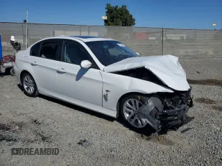 2007 BMW 3 Series 328i with VIN WBAVC53537FZ79020, listed as a Copart auction lot 57387485 with Not provided miles and Salvage title. Bid and sale history available at DreamBid. Image 4.
