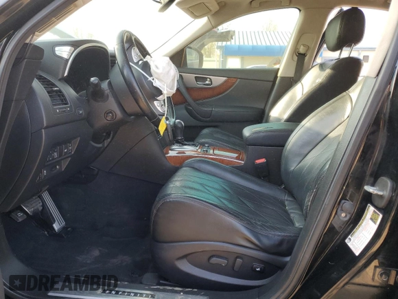 2012 Infiniti FX with VIN JN8AS1MU6CM122168, listed as a Copart auction lot 51761085 with 143,449 mi miles and Salvage title. Bid and sale history available at DreamBid. Image 7.
