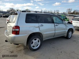 2004 Toyota Highlander with VIN JTEEP21A840064681, listed as a Copart auction lot 49852015 with 203,189 mi miles and Salvage Title. Bid and sale history available at carsss.com. Image 3.