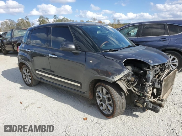2015 FIAT 500L Urbana Trekking with VIN ZFBCFADH1FZ033792, listed as a Copart auction lot 78864304 with 98,097 mi miles and Salvage Title. Bid and sale history available at carsss.com. Image 4.