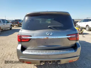 2018 Infiniti QX80 with VIN JN8AZ2NEXJ9195620, listed as a Copart auction lot 57509485 with 92,051 mi miles and Clean title. Bid and sale history available at DreamBid. Image 6.