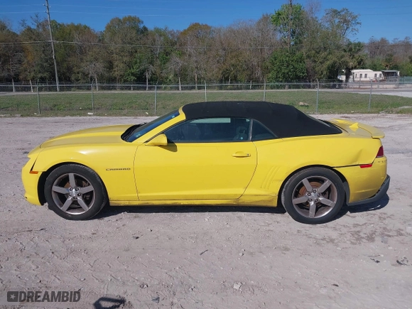 2015 Chevrolet Camaro LT with VIN 2G1FD3D37F9177561, listed as a IAAI auction lot 41698102 with 235,414 mi miles. Bid and sale history available at carsss.com. Image 14.