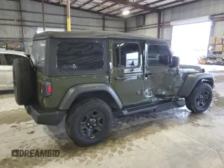 2023 Jeep Wrangler Sport S with VIN 1C4HJXDG3PW619523, listed as a Copart auction lot 45926725 with 50,789 mi miles and Salvage Title. Bid and sale history available at DreamBid. Image 3.
