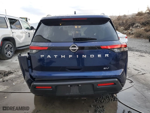 2024 Nissan Pathfinder SV with VIN 5N1DR3BA4RC287316, listed as a Copart auction lot 86280194 with 13,201 mi miles and Salvage Title. Bid and sale history available at carsss.com. Image 6.
