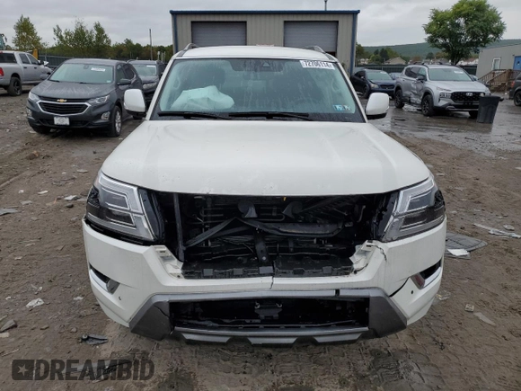 2023 Nissan Armada SV with VIN JN8AY2AD6P9690146, listed as a Copart auction lot 73683214 with Not provided miles and Salvage title. Bid and sale history available at DreamBid. Image 5.