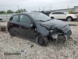 2022 Mitsubishi Mirage ES with VIN ML32AUHJ2NH005710, listed as a Copart auction lot 57779605 with 57,677 mi miles and Salvage title. Bid and sale history available at DreamBid. Image 4.