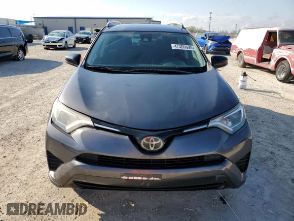 2018 Toyota RAV4 LE with VIN 2T3ZFREV0JW488538, listed as a Copart auction lot 47400695 with 78,752 mi miles and Salvage Title. Bid and sale history available at carsss.com. Image 5.