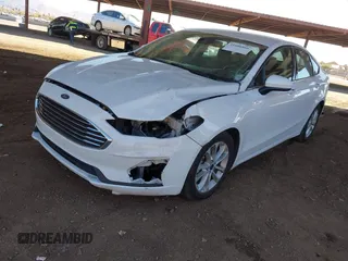 2019 Ford Fusion SE with VIN 3FA6P0H76KR219092, listed as a IAAI auction lot 41666866 with 86,590 mi miles. Bid and sale history available at carsss.com. Image 2.