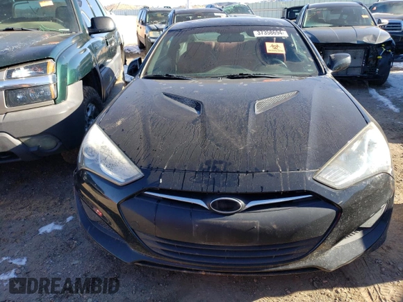 2013 Hyundai Genesis Coupe R-Spec with VIN KMHHT6KD9DU096590, listed as a Copart auction lot 37358694 with 137,046 mi miles and Non repairable. Bid and sale history available at DreamBid. Image 5.