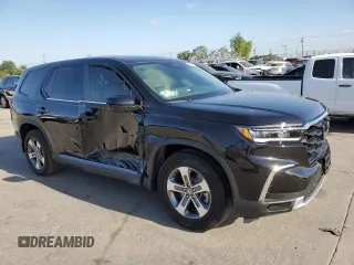 2025 Honda Pilot EX-L z VIN 5FNYG1H4XSB104401, wystawiony jako Copart lot #56923785 z przebiegiem 1 241 mil mil oraz Szkoda całkowita • Salvage title. Historia ofert i sprzedaży dostępna na DreamBid. Obrazek 4.