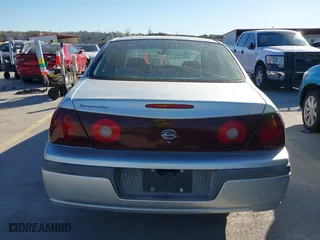 2002 Chevrolet Impala with VIN 2G1WF55EX29115572, listed as a IAAI auction lot 41725584 with 83,775 mi miles. Bid and sale history available at carsss.com. Image 16.