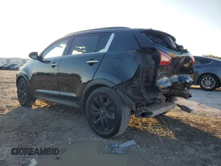 2013 Kia Sportage SX with VIN KNDPCCA68D7447781, listed as a Copart auction lot 85541454 with 136,211 mi miles and Salvage Title. Bid and sale history available at carsss.com. Image 2.