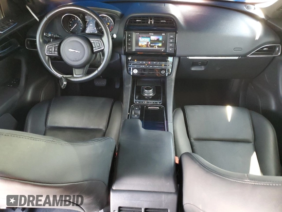 2018 Jaguar F-Pace 25t Premium with VIN SADCJ2FX6JA267072, listed as a Copart auction lot 52867035 with 77,057 mi miles and Salvage Title. Bid and sale history available at DreamBid. Image 8.