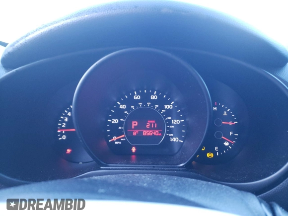 2015 Kia Soul with VIN KNDJN2A26F7172308, listed as a Copart auction lot 46660195 with 85,640 mi miles and Salvage Title. Bid and sale history available at carsss.com. Image 9.