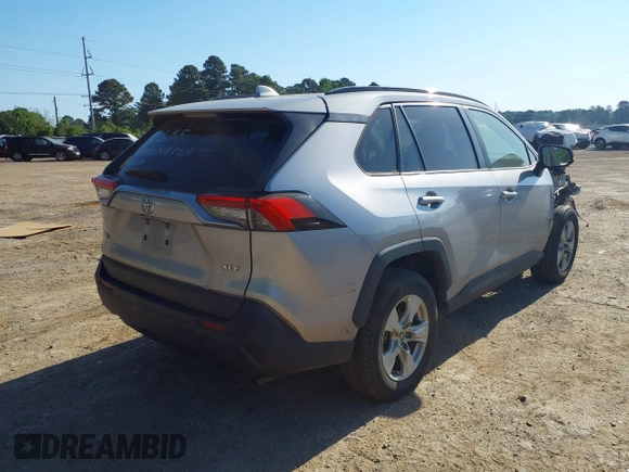 2019 Toyota RAV4 XLE with VIN JTMW1RFV7KD041106, listed as a IAAI auction lot 41759077 with 187,723 mi miles and . Bid and sale history available at DreamBid. Image 4.