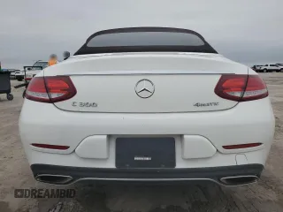 2017 Mercedes-Benz C with VIN WDDWK4KB7HF521578, listed as a Copart auction lot 51968565 with 130,796 mi miles and Clean Title. Bid and sale history available at carsss.com. Image 6.