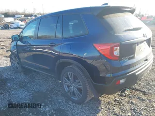 2019 Honda Passport EX-L with VIN 5FNYF7H50KB012132, listed as a IAAI auction lot 41327682 with 56,653 mi miles and . Bid and sale history available at carsss.com. Image 3.