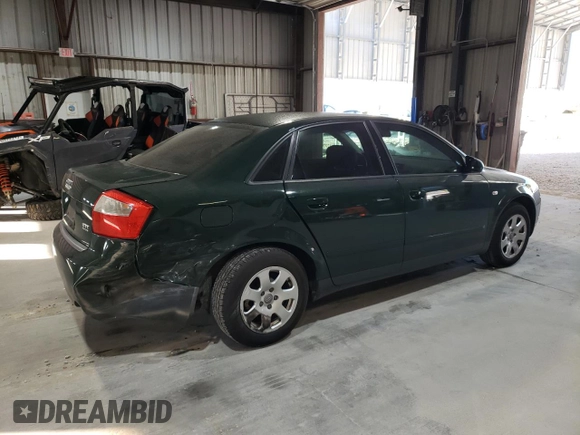 2003 Audi A4 1.8T with VIN WAULC68E63A173993, listed as a Copart auction lot 77176674 with 96,639 mi miles and Salvage Title. Bid and sale history available at carsss.com. Image 3.