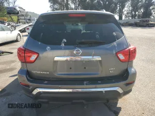 2018 Nissan Pathfinder SL with VIN 5N1DR2MM6JC666422, listed as a Copart auction lot 51626675 with 82,134 mi miles and Salvage title. Bid and sale history available at DreamBid. Image 6.