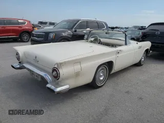 1957 Ford Thunderbird with VIN C7FH382576, listed as a Copart auction lot 75124844 with 22,465 mi miles and Salvage Title. Bid and sale history available at DreamBid. Image 3.