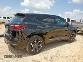 2020 Chevrolet Blazer RS z VIN 3GNKBERS5LS531235, wystawiony jako Copart lot #60864605 z przebiegiem 86 112 mil mil oraz Szkoda całkowita • Salvage title. Historia ofert i sprzedaży dostępna na DreamBid. Obrazek 3.
