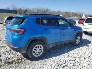2021 Jeep Compass Sport z VIN 3C4NJDAB0MT573953, wystawiony jako Copart lot #48117185 z przebiegiem 47 329 mil mil oraz Szkoda całkowita • Salvage title. Historia ofert i sprzedaży dostępna na DreamBid. Obrazek 3.