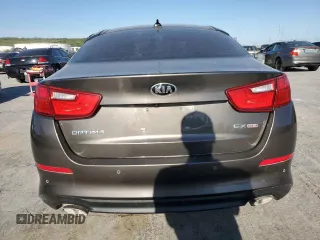 2015 Kia Optima EX with VIN 5XXGN4A72FG404167, listed as a Copart auction lot 53261445 with 156,517 mi miles and Salvage Title. Bid and sale history available at carsss.com. Image 6.