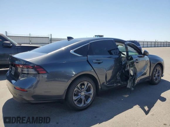 2024 Honda Accord EX with VIN 1HGCY1F36RA083133, listed as a Copart auction lot 58271195 with 5,772 mi miles and Salvage title. Bid and sale history available at DreamBid. Image 3.