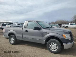 2011 Ford F-150 XL with VIN 1FTMF1CMXBFB70676, listed as a Copart auction lot 46237015 with 134,717 mi miles and Salvage Title. Bid and sale history available at DreamBid. Image 4.