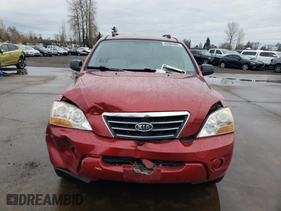 2008 Kia Sorento LX z VIN KNDJC735185839293, wystawiony jako Copart lot #45384805 z przebiegiem 187 080 mil mil oraz Szkoda całkowita • Salvage title. Historia ofert i sprzedaży dostępna na DreamBid. Obrazek 5.