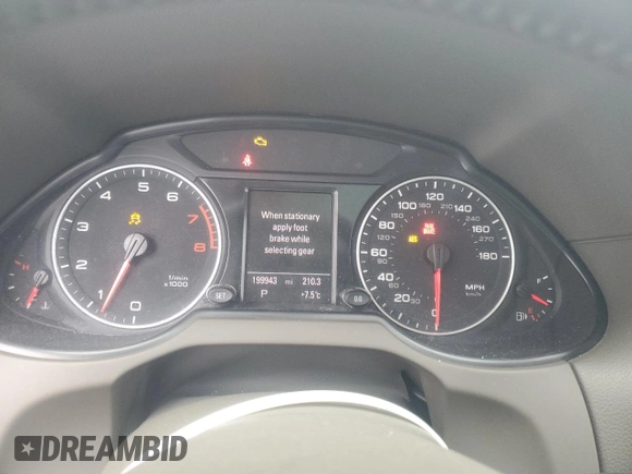 2012 Audi Q5 3.2L Premium Plus with VIN WA1DKAFPXCA046479, listed as a Copart auction lot 51812335 with 199,943 mi miles and Clean Title. Bid and sale history available at carsss.com. Image 9.