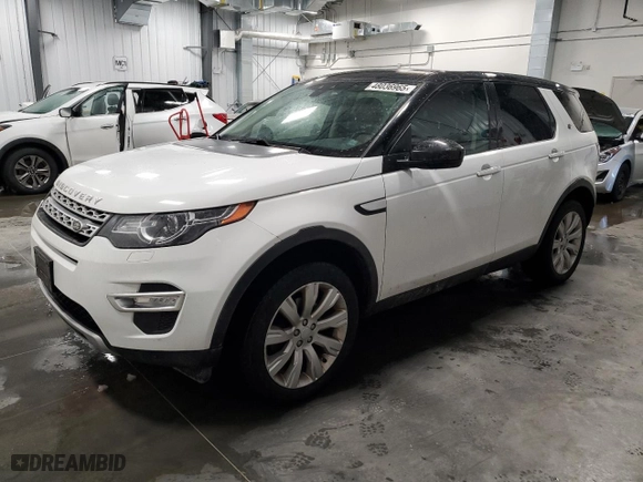 2016 Land Rover Discovery Sport HSE LUX with VIN SALCT2BG8GH598191, listed as a Copart auction lot 48036965 with 204,607 mi miles and Clean Title. Bid and sale history available at carsss.com. Image 1.